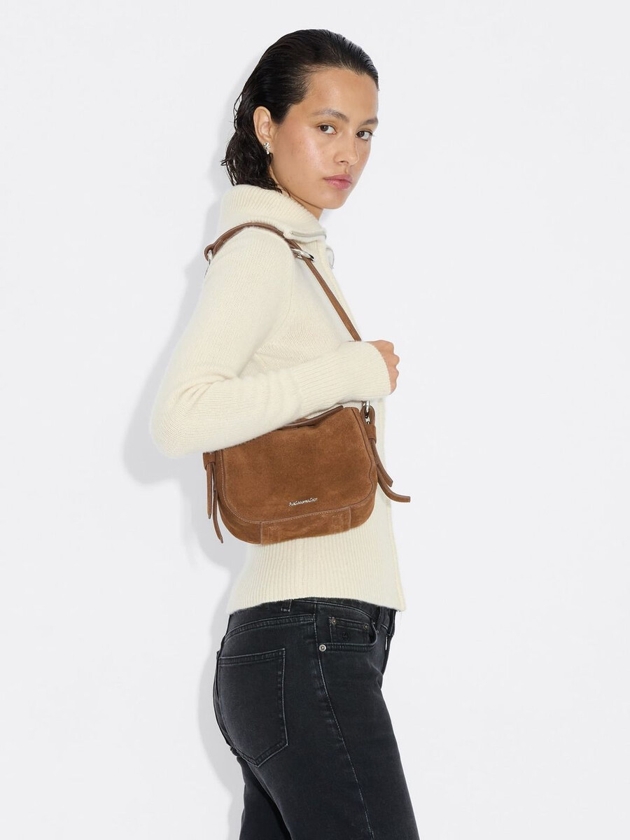 bud wildleder mini-tasche