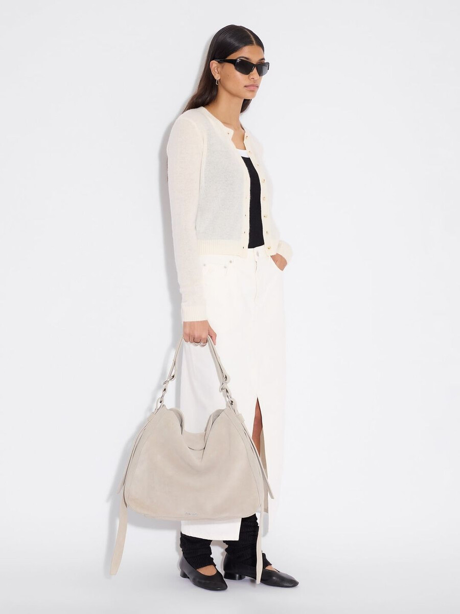 bud slouchy wildleder-tragetasche