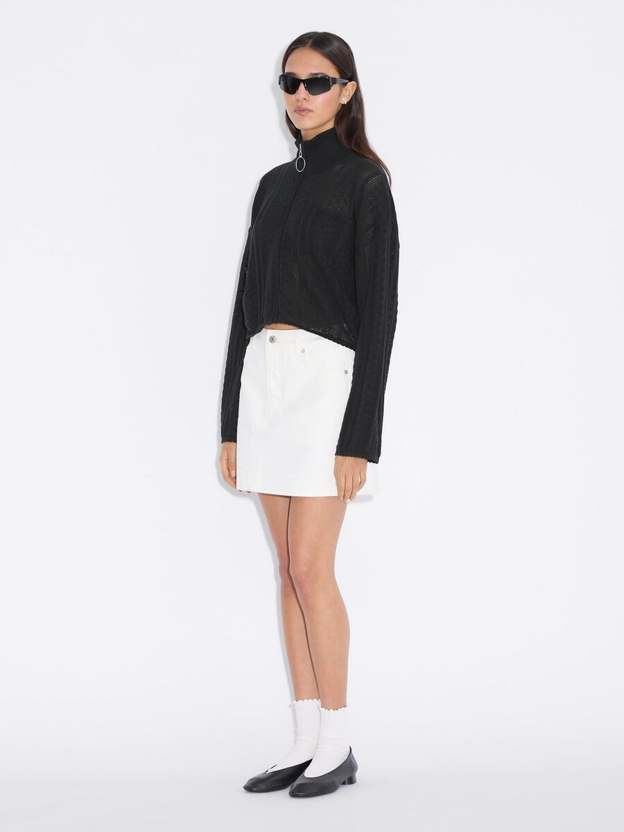 häkelstrickjacke