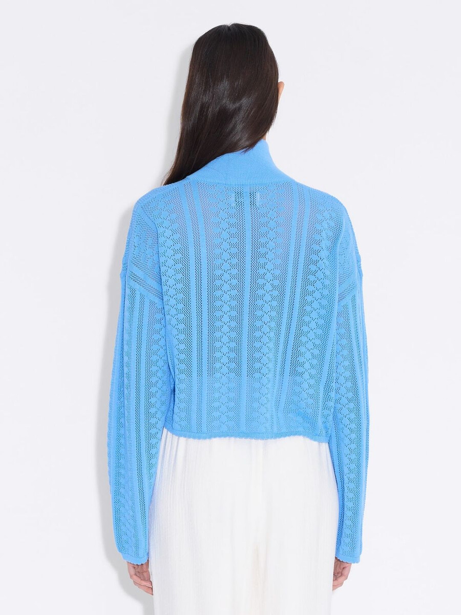 häkelstrickjacke