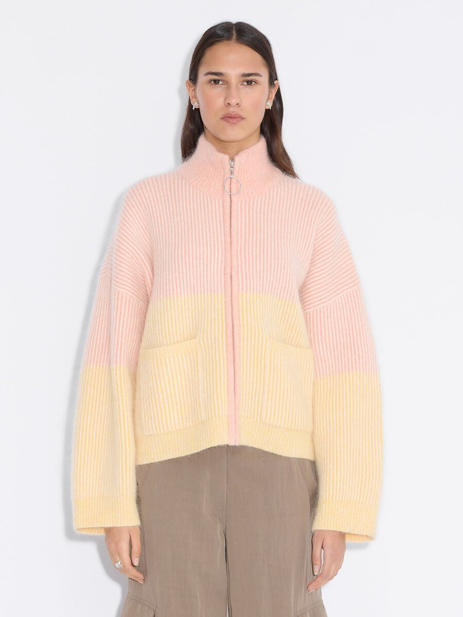 feinripp-strickjacke