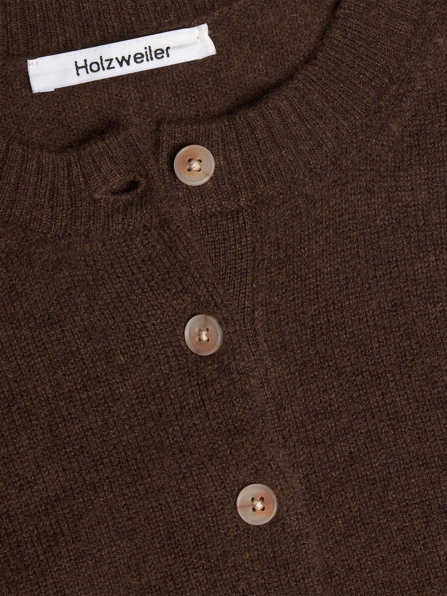 schmal geschnittene kaschmir-strickjacke
