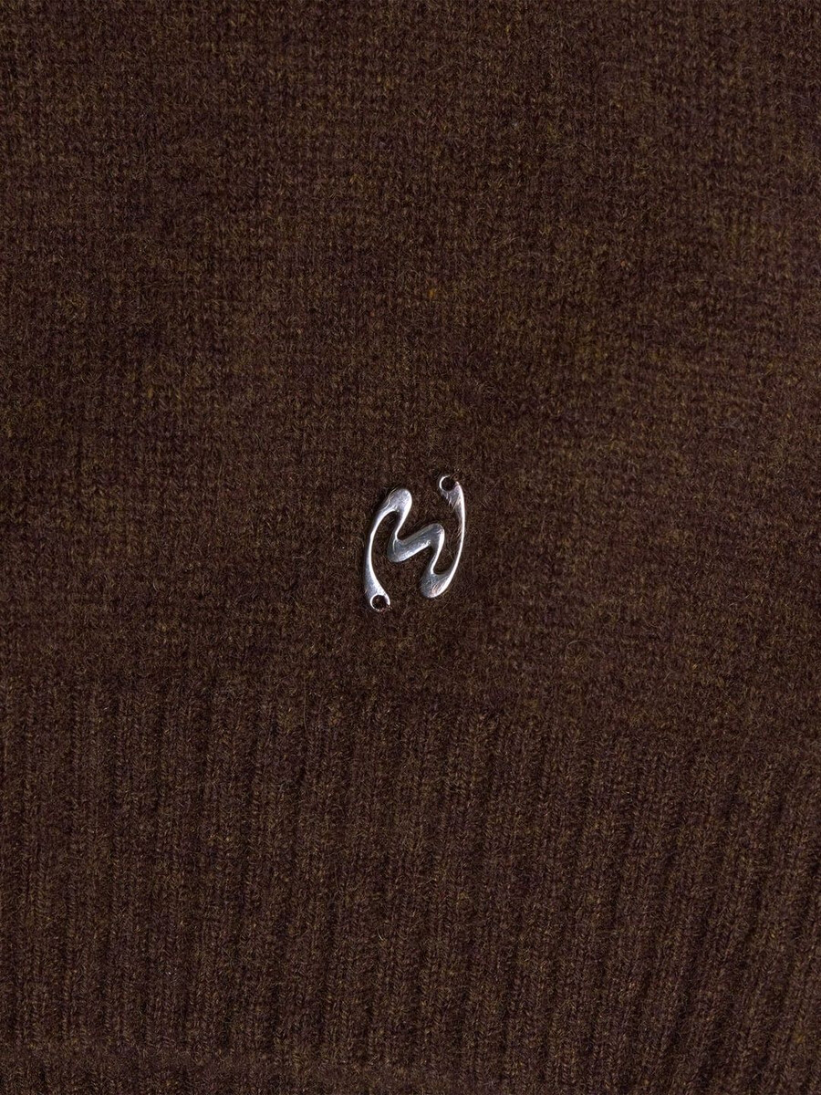 schmal geschnittene kaschmir-strickjacke