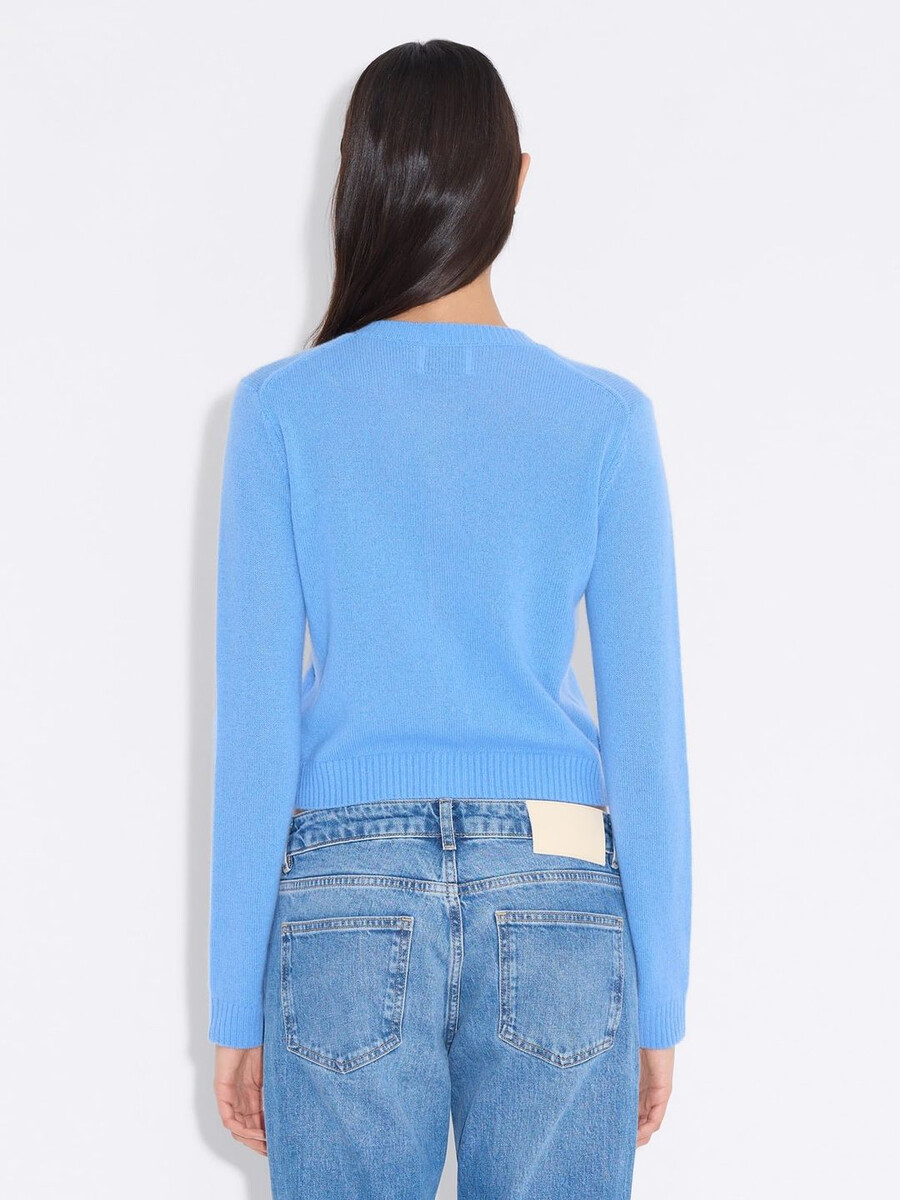 schmal geschnittene kaschmir-strickjacke