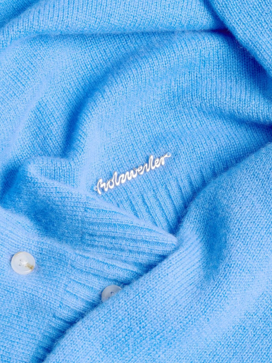 schmal geschnittene kaschmir-strickjacke