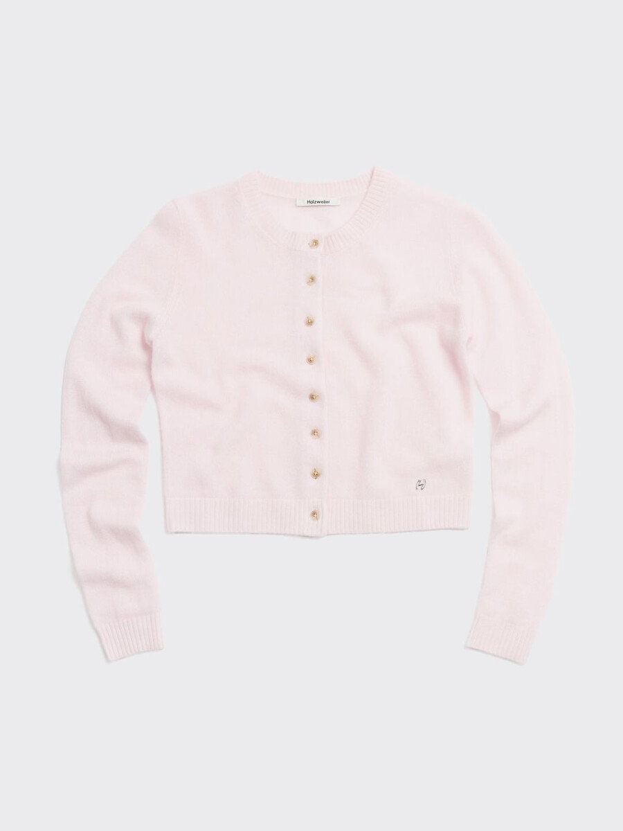 schmal geschnittene kaschmir-strickjacke