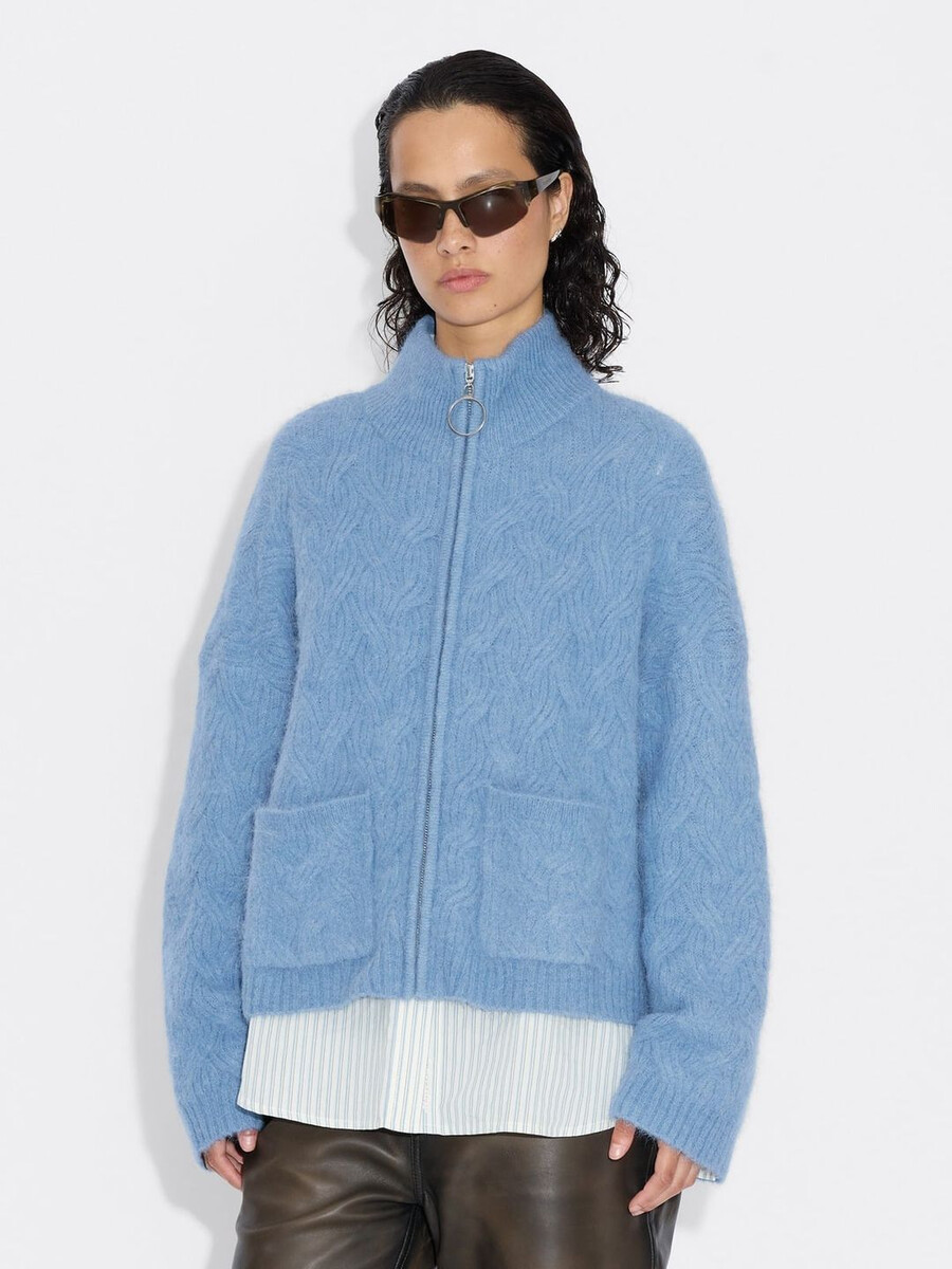 tine powder cardigan
