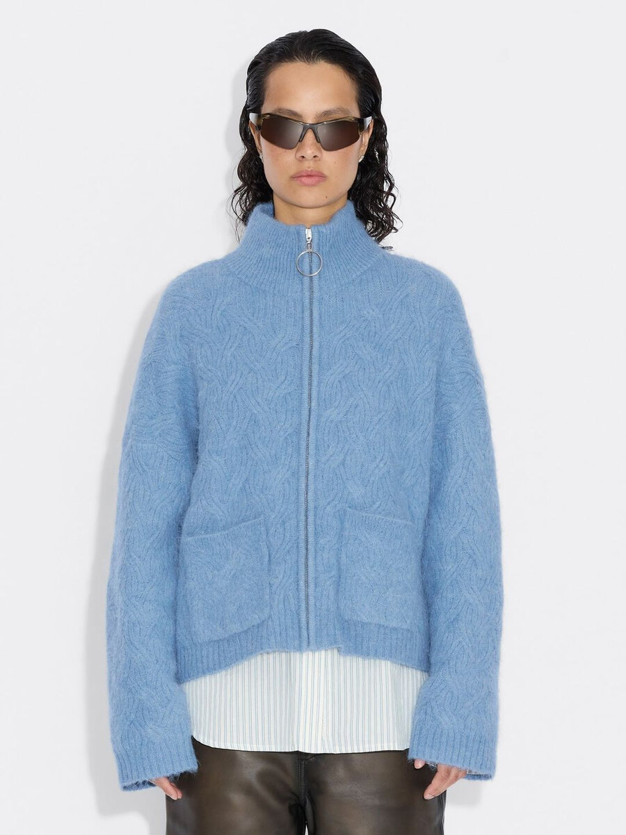 tine powder cardigan