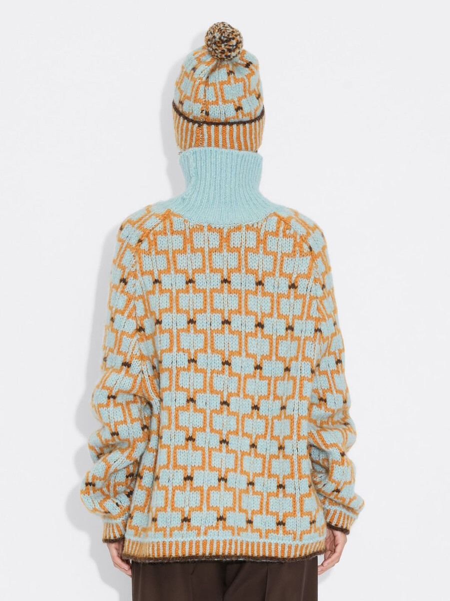 norwegischer wollrollkragenpullover