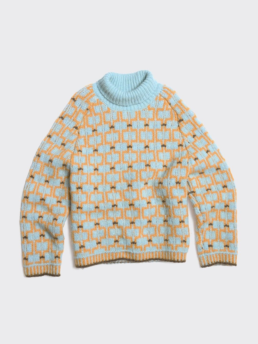 norwegischer wollrollkragenpullover