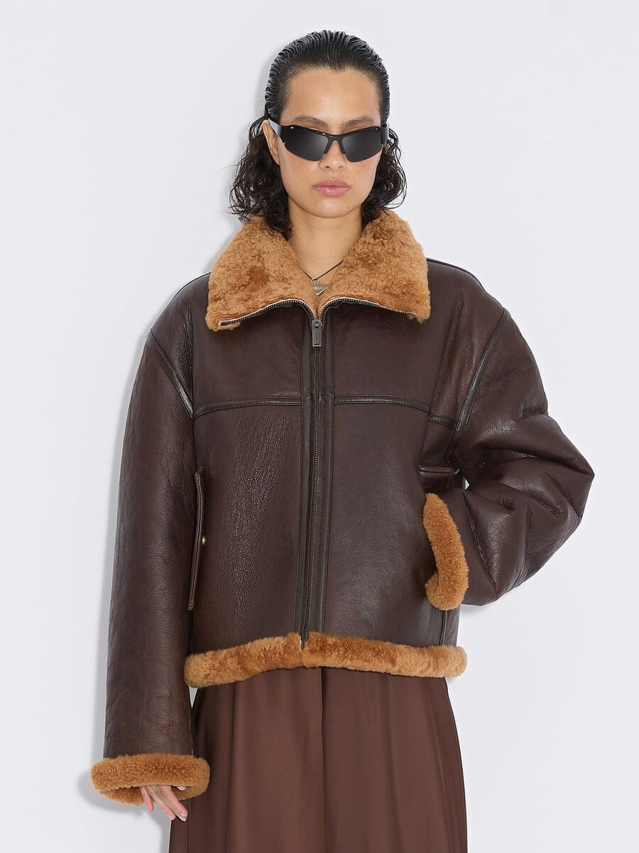 louma shearling jacke