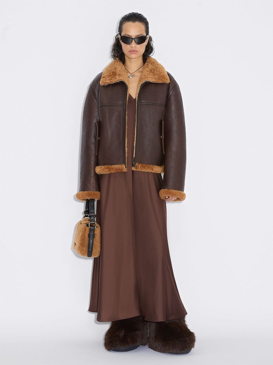 louma shearling jacke