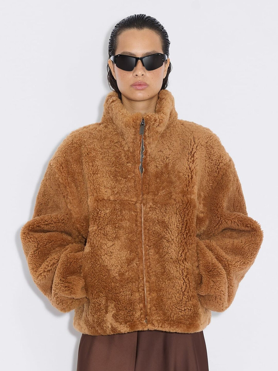louma shearling jacke