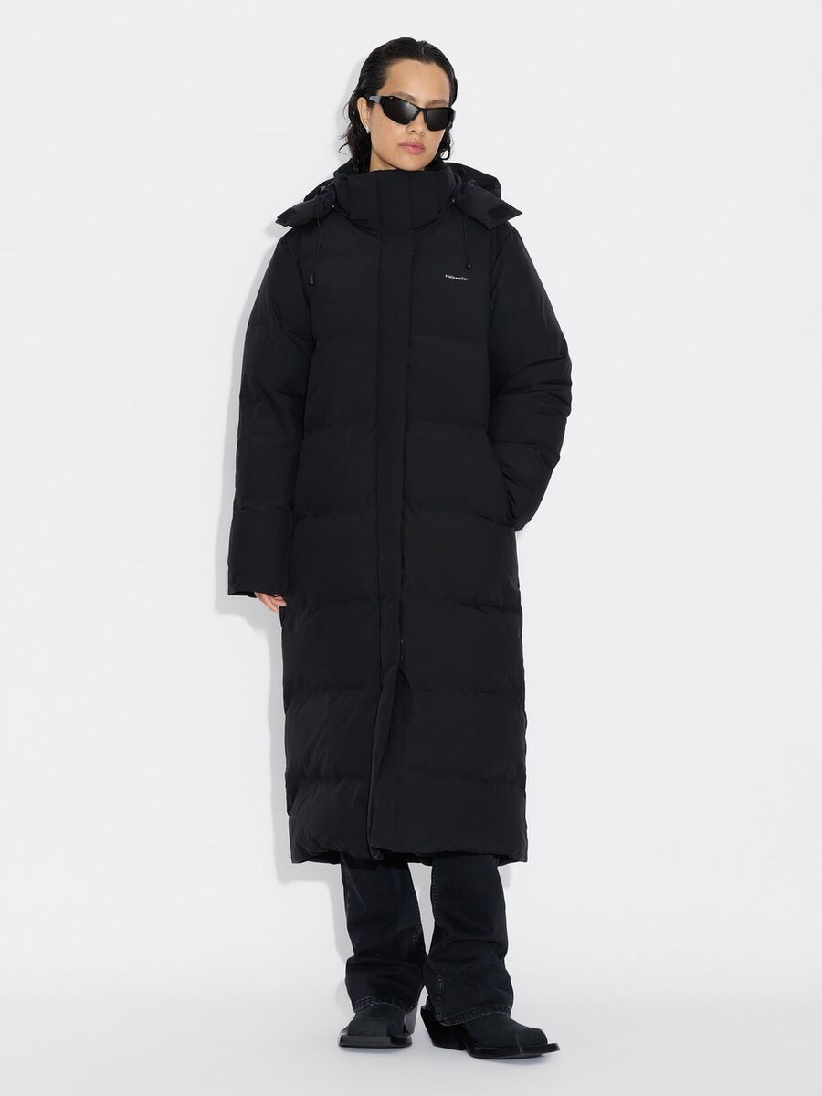 glitzernde daunenjacke