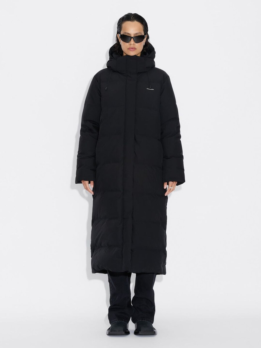glitzernde daunenjacke