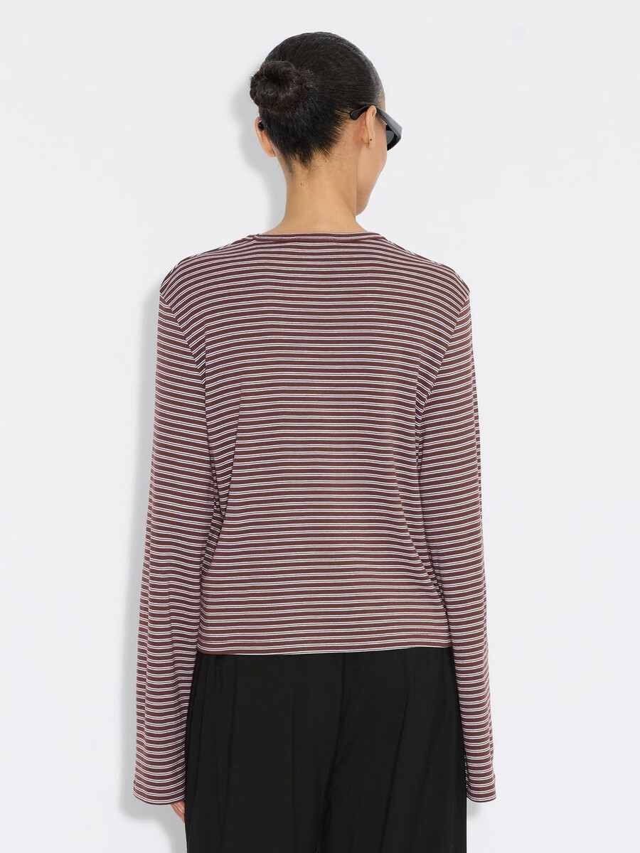 langarmshirt mit straßenstreifen