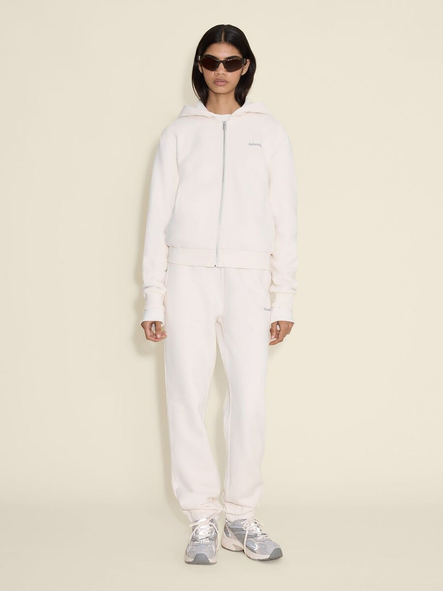 w regular zip hoodie
