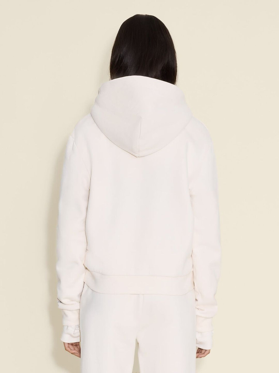 w regular zip hoodie