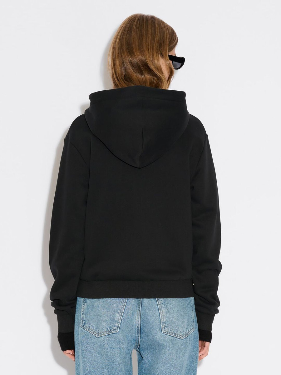 w regular zip hoodie