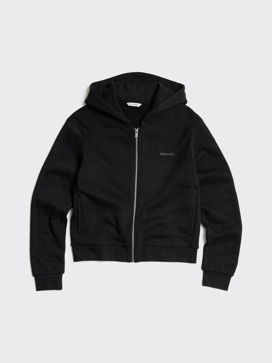 w regular zip hoodie