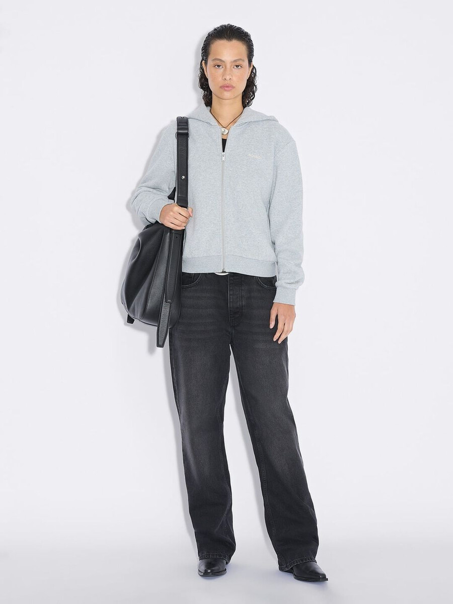 w regular zip hoodie