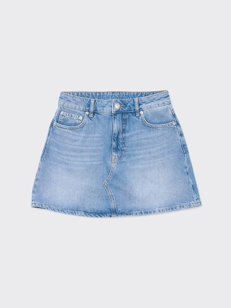 jeans-minirock