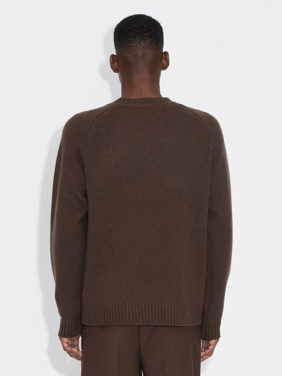 wollpullover mit rundhalsausschnitt