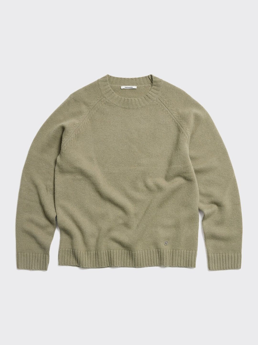 wollpullover mit rundhalsausschnitt