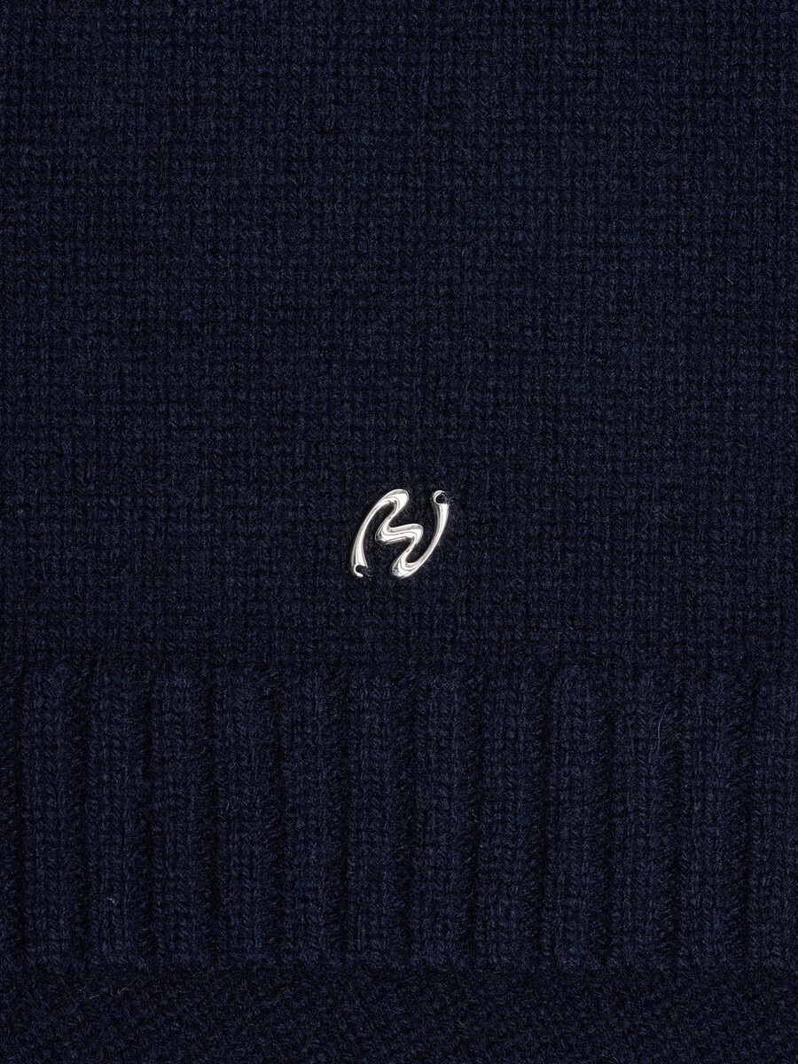 wollstrickjacke mit reißverschluss