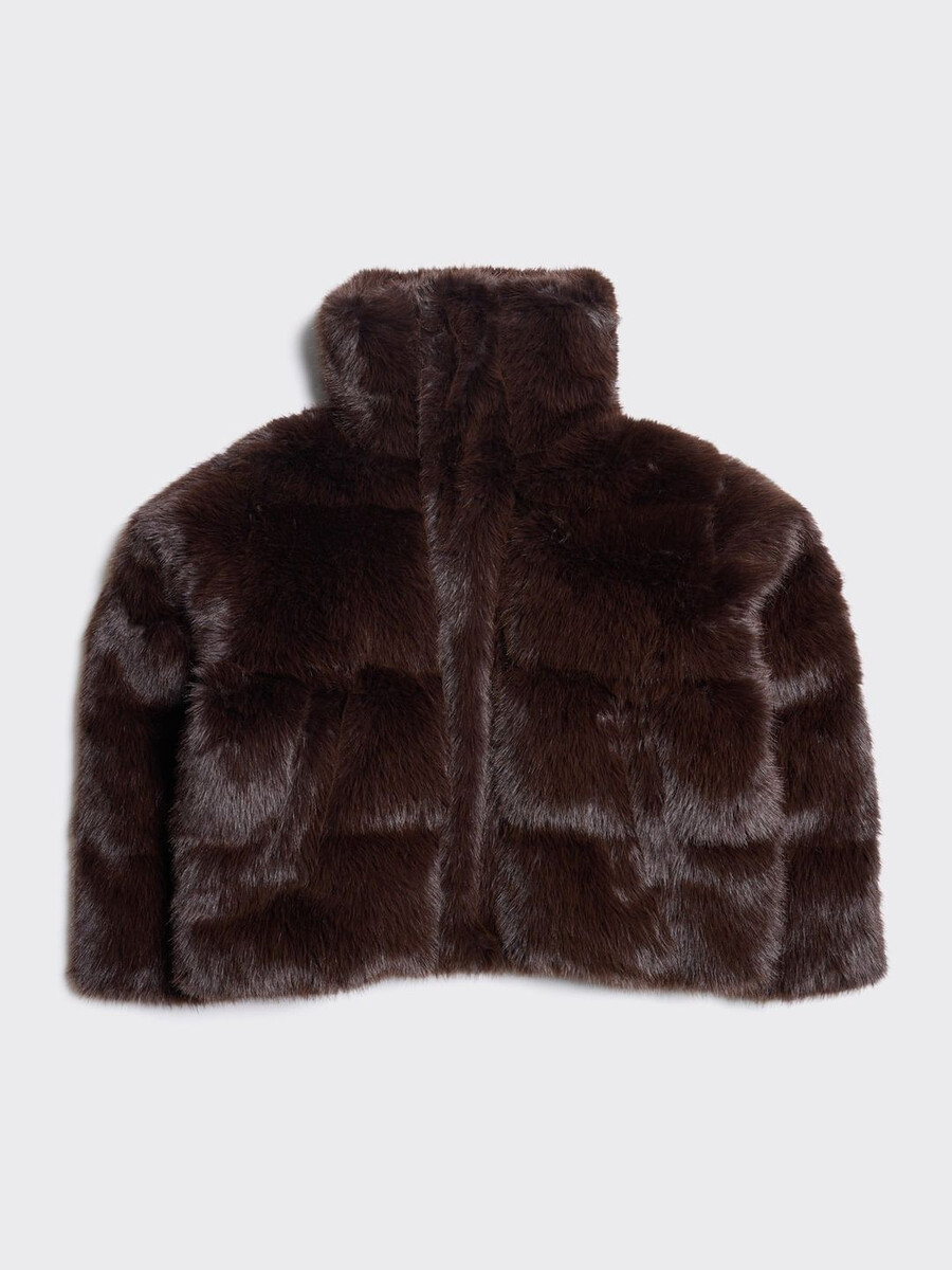 narvik daunenjacke aus kunstpelz