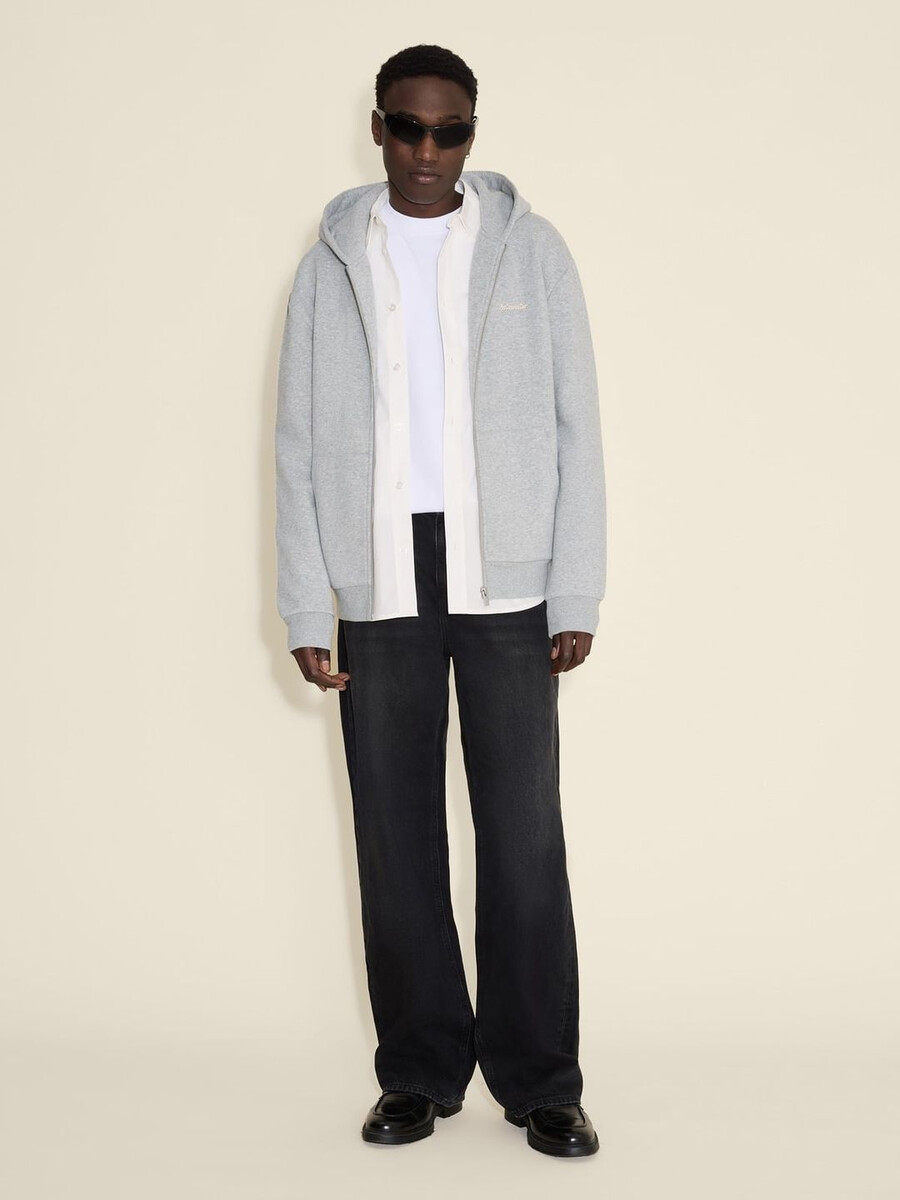 m regular zip hoodie