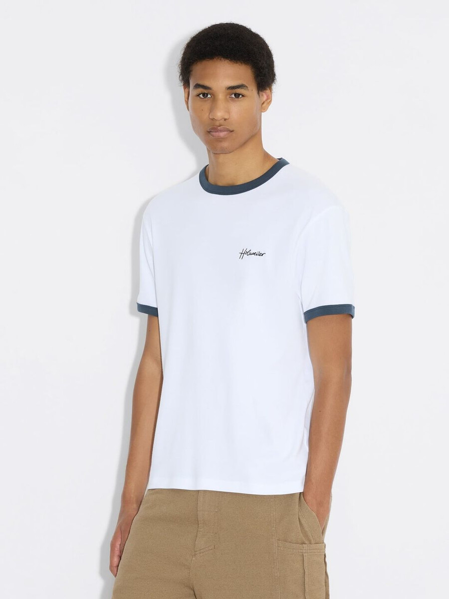 tucker stickerei-t-shirt